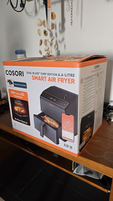Smart Air Fryer Cosori Dual Blaze 6.4L Wi-Fi (Como Nova + Fatura/Garantia Worten)