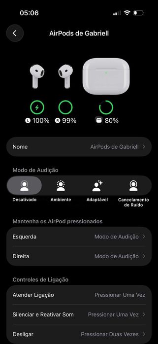 Airpods 4 ANC - com cancelamento de ruído
