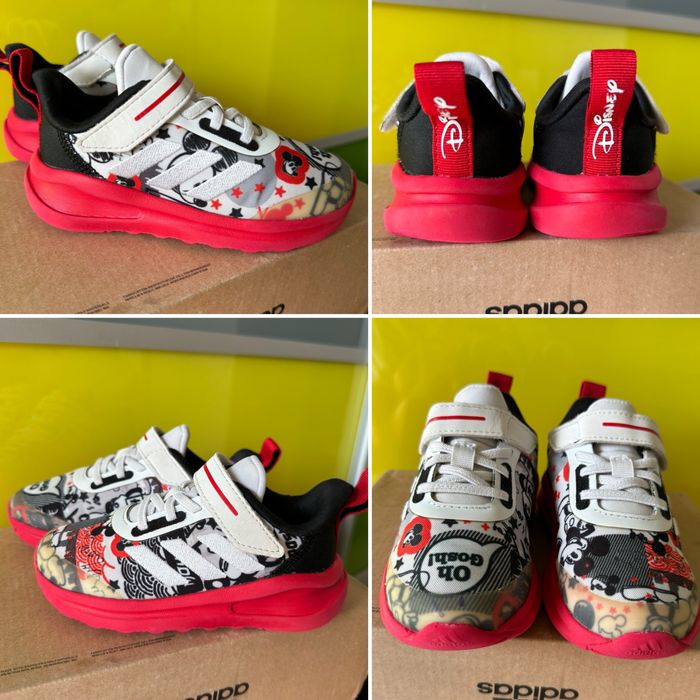 ‼️ кросівки Adidas Fortarun Mickey Ac 24 р кеди на липучках оригінал