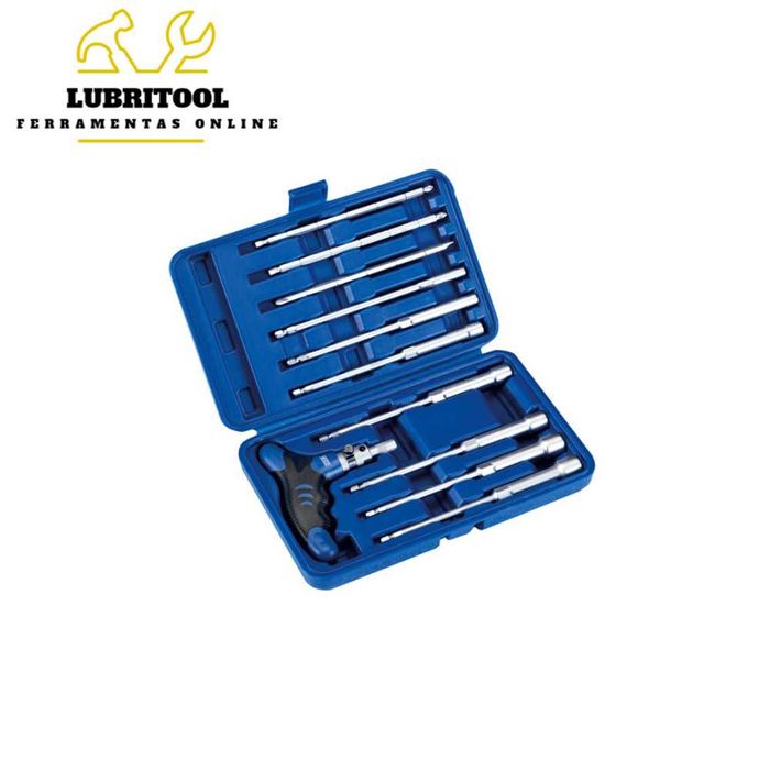 ALYCO Jogo Chaves Sextavada com Cabo Roquete 11 Peças 193470 | NOVOS