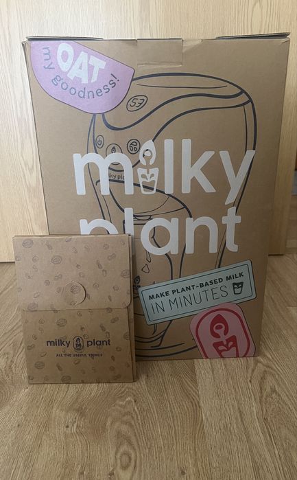 Milky Plant Nova | Nunca Utilizada + Garrafa de Vidro 500 ml Oferta