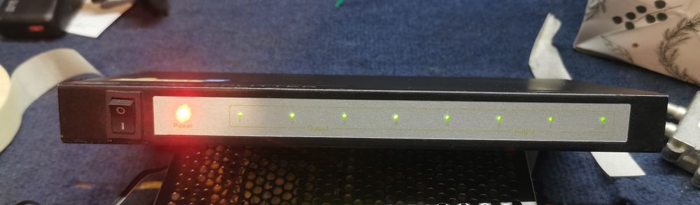 Splitter, rozdzielacz sygnału HDMI 1x8