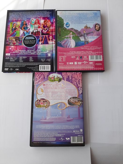 Barbie płyty dvd zestaw