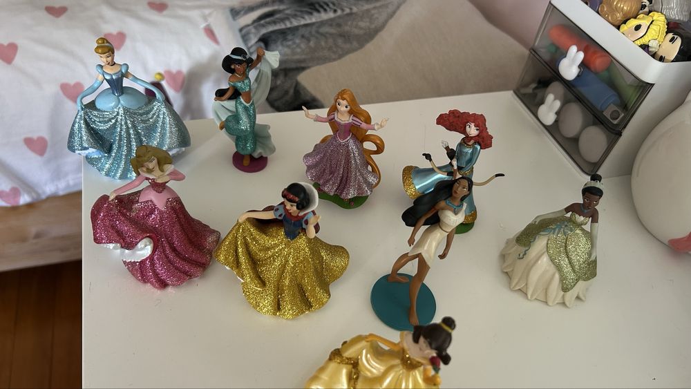 Original Disney figuras Colecionáveis - 10 princesas disney