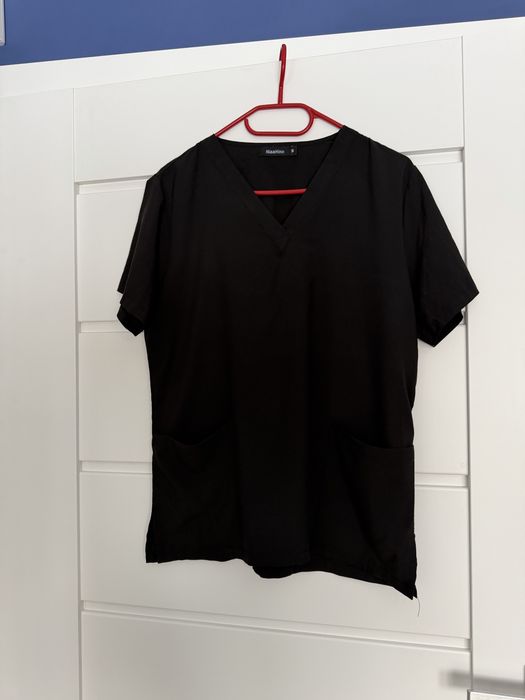 Czarny scrubs rozm. M