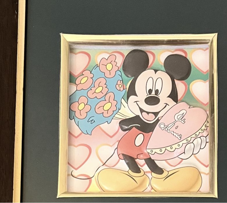 Obrazki dla dzieci. Vinatge. Lata 60. Disney Myszka Mikki