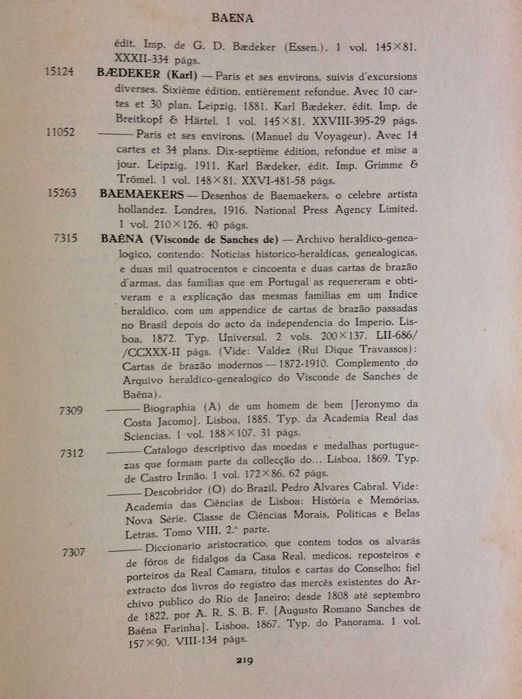 Ateneu Comercial do Pôrto. Catálogo da Biblioteca (A – C), 1942. 1.º e único volume publicado.