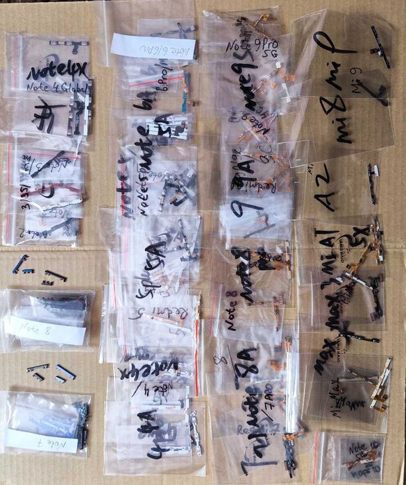 Шлейф кнопка живлення гучності для Xiaomi пластикова кнопка