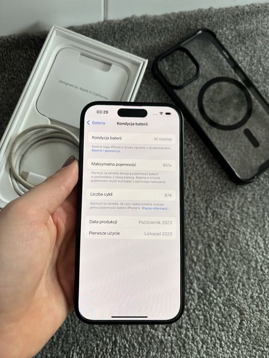 Iphone 15 128 GB Czarny