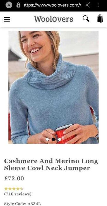 Кашеміровий світер пуловер джемпер кашемір + вовна мериноса woolovers