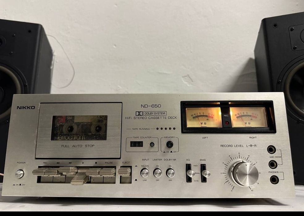 Hi-Fi. Magnitofon kasetowy Nikko ND-650
