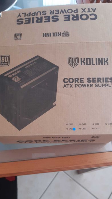 Fonte alimentação Corsair 600 80 Plus