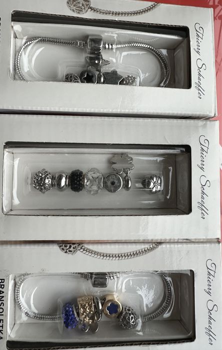 Bransoletka z  koralikami charms nowe na prezent