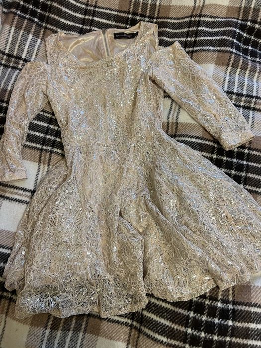 Плаття/сукня з блискучою ниткою
