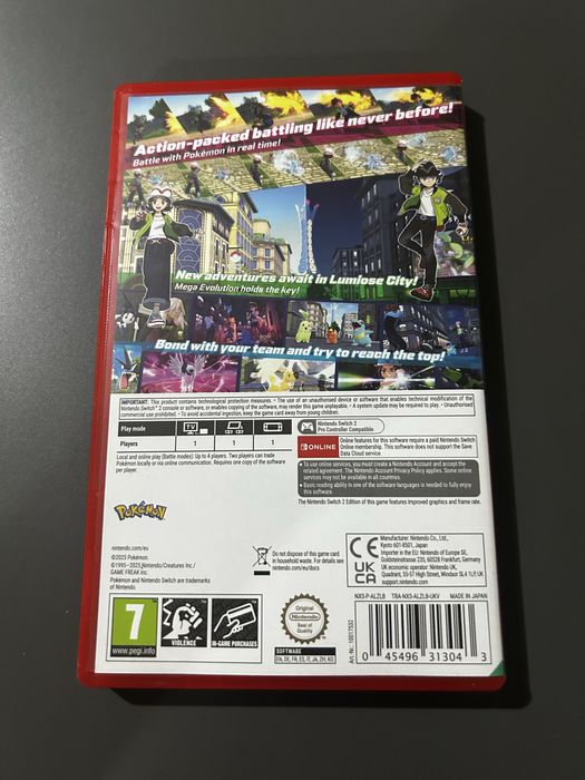 Pokemon Legends: Z-A Nintendo Switch 2