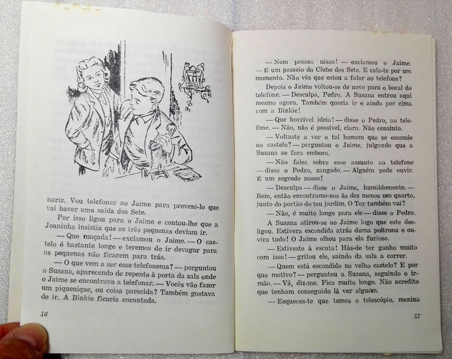 Livro Os Sete e o Telescópio