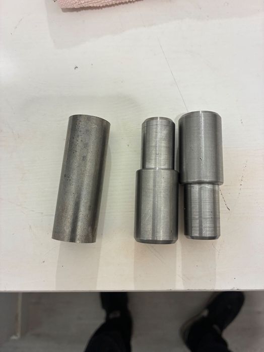 Adaptador de eixo em aço – peça por medida (torno)