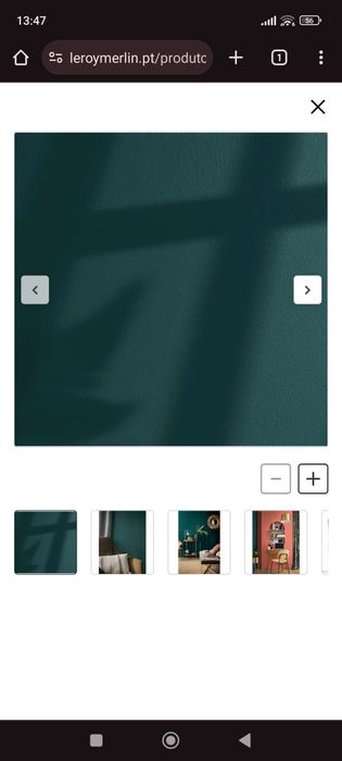 Tinta interior decorativa mate 2,5 L Emerald 0 Luxens Premium