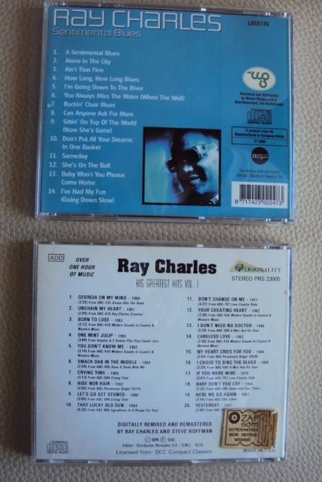 Ray Charles - Lote de 2 CD's
