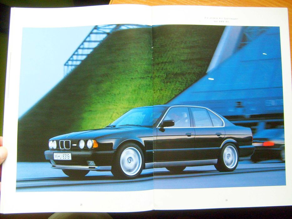BMW M-Power Programm 1993 - M3 E36 & M5 E34 / prospekt 46 stron ! BDB- / przesyłka GRATIS  !