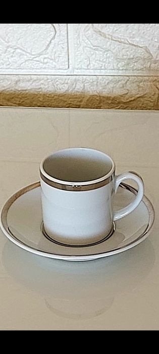 Conjunto de café e chá "Platinium"  Vista Alegre