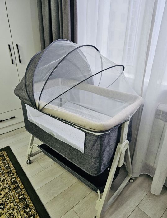 Нове приставне ліжечко-гойдалка 3в 1