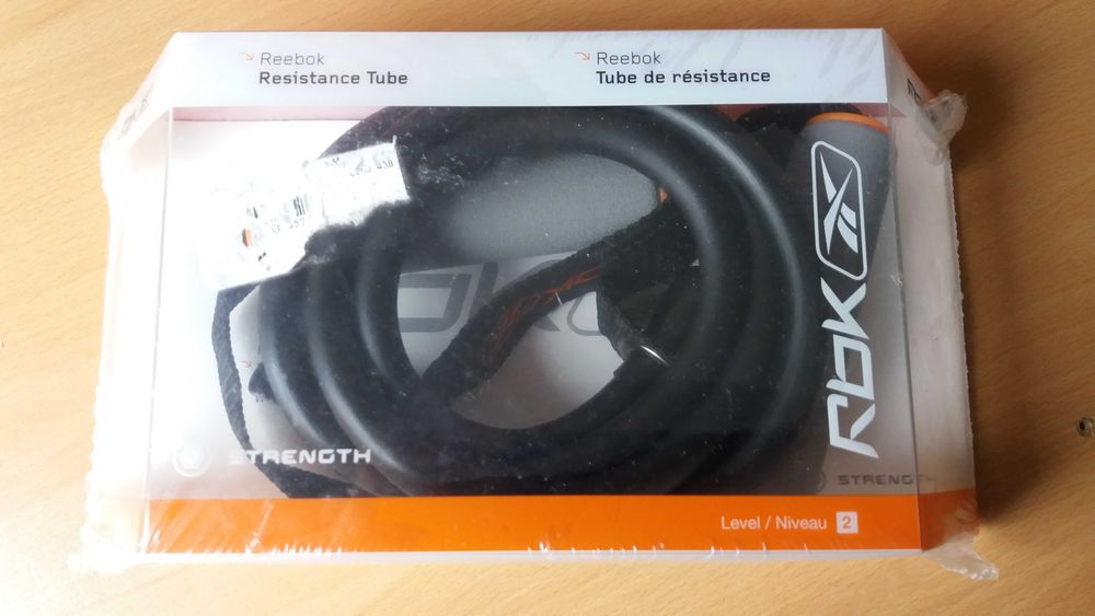 tubo elastico de resistencia Reebok nivel medio 2