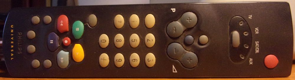 Oryg Pilot Philips Uniwersalny TV Sat Aux VCR