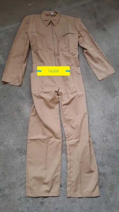 Fardas de trabalho (bata; calça e fato de macaco)