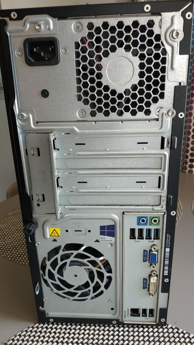 Computador completo a funcionar