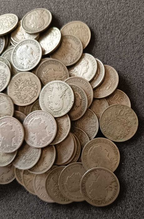 100 moedas 50 Centavos Alpaca