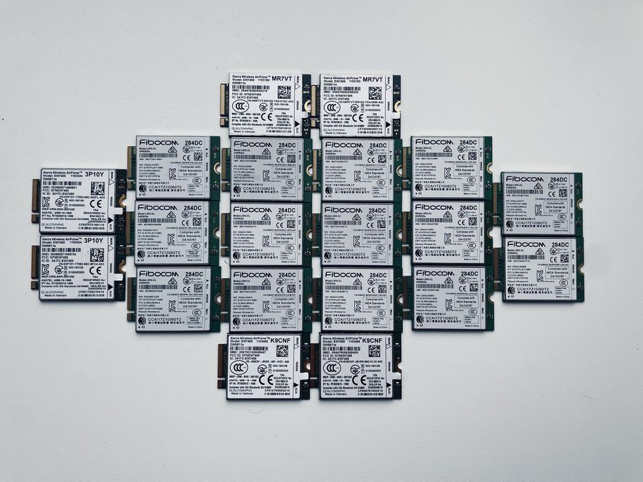 4G LTE Модем / WWAN модуль для ноутбуков Dell - HP - Lenovo