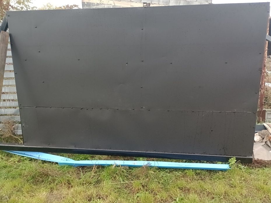 Brama przesuwna z blachą 3m 6m