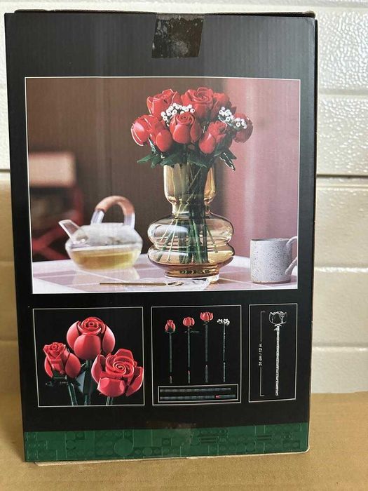 Букет Роз - Конструктор Botanical Collection 822 деталі сумісні з Lego(Код 1001)