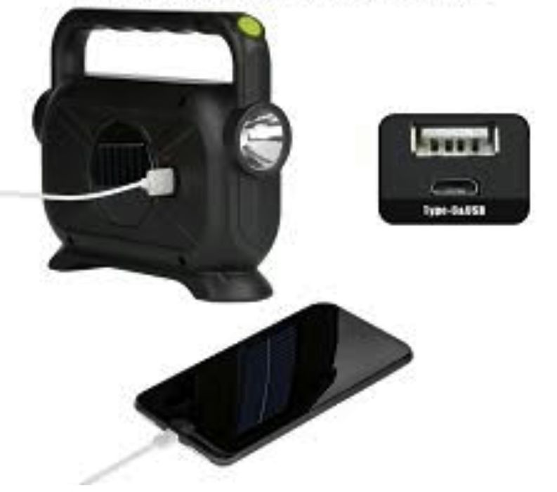 Latarka solarna LED z funkcją powerbanku – wszechstronne źródło światł