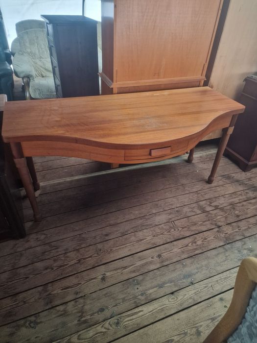 Stylowe Biurko konsola Teak