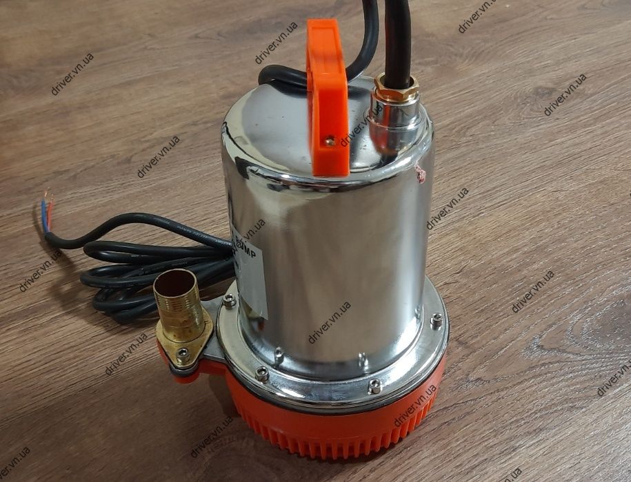 Занурювальний насос для води 12V 40л/хв 10 метрів висота