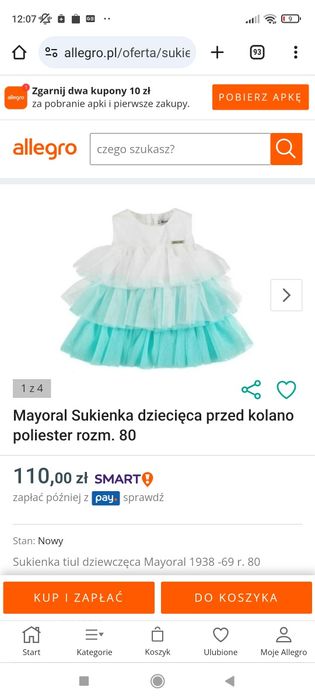 Mayoral sukienka wizytowa 86