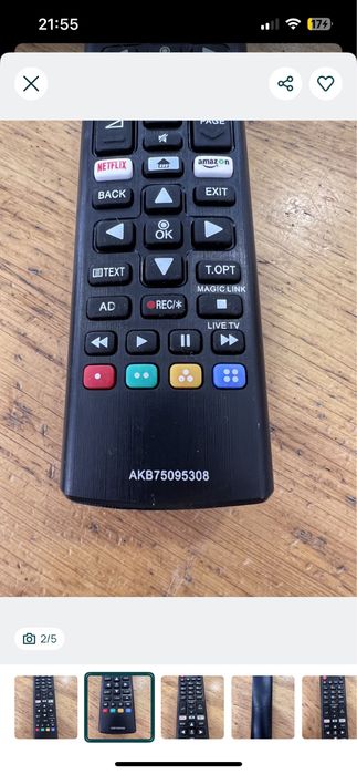 Comando TV universal LG - NOVO