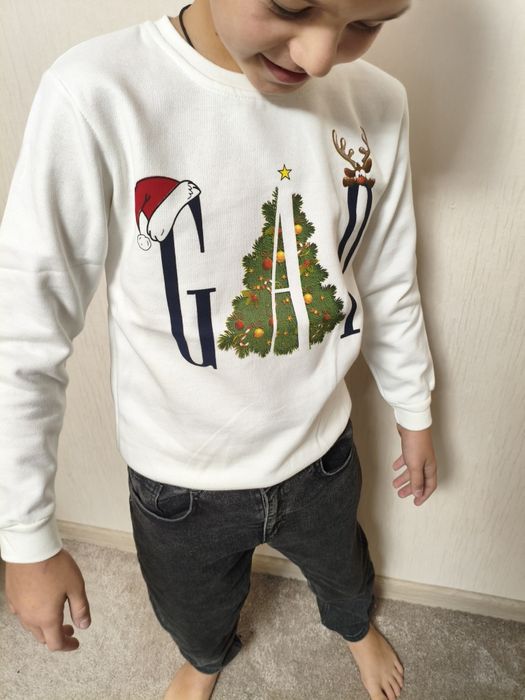 Продам Нові святкові світшоти GAP для дітей, 3-12 років, з бірками