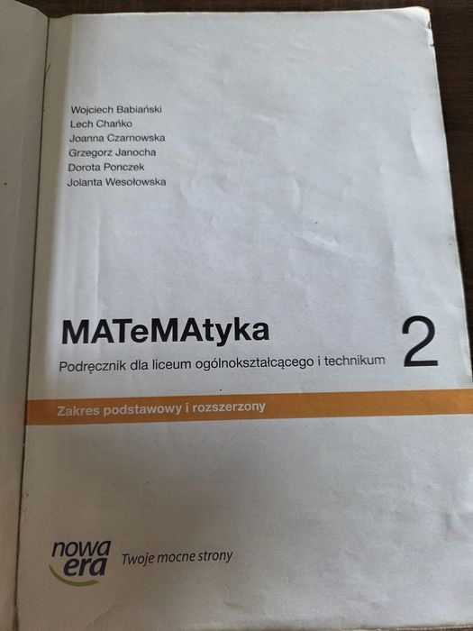 Matematyka 2 Podręcznik