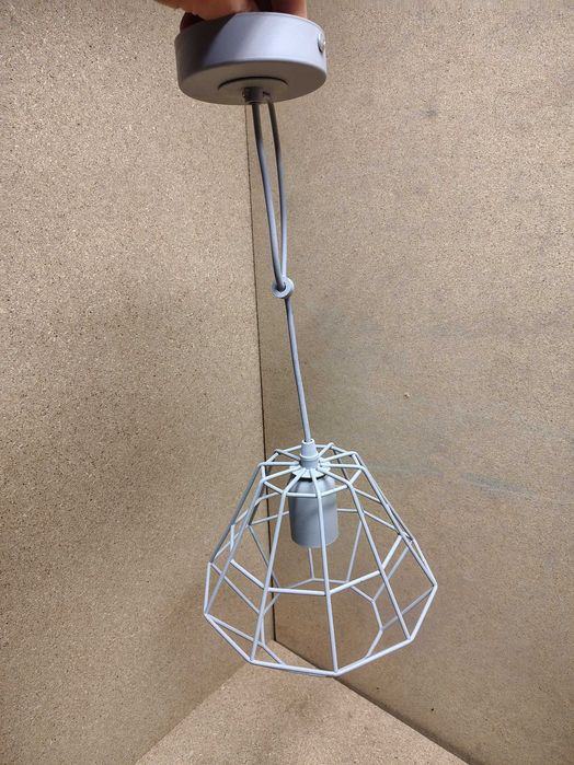 Lampa wisząca sufitowa diament E27