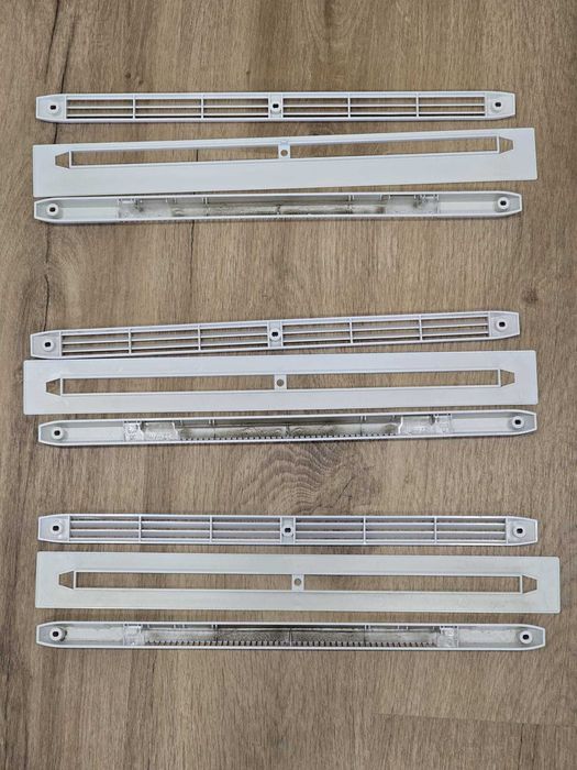 Grelhas autorreguláveis de ventilação
