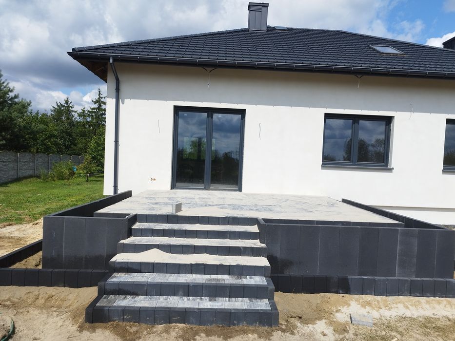 Brukarstwo Kostka Brukowa Układanie Kostki