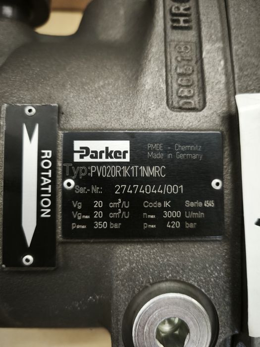 Pompa hydrauliczna Parker PV020R1K1T1NMRC