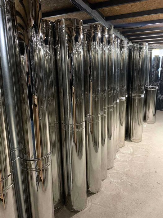 Димохід, Нержавійка, Димохідні труби, Нержавіючі труби, Утеплені труби