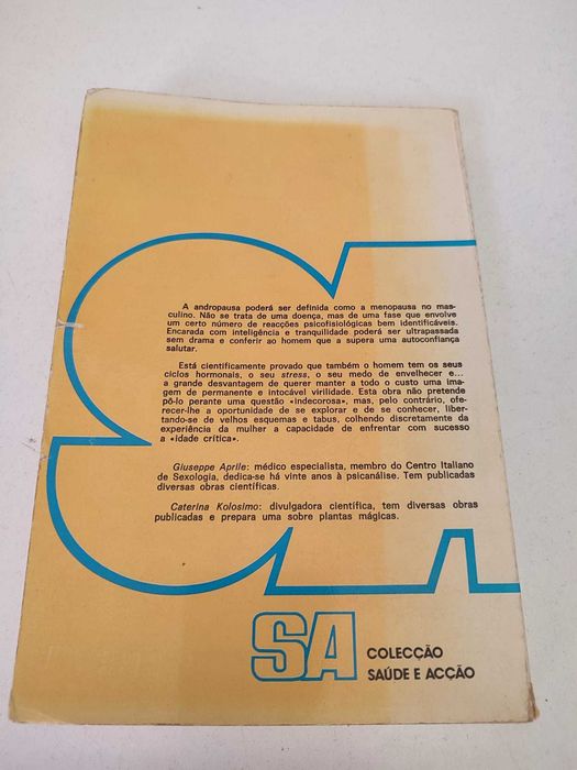 Livro - Andropausa - A Idade Critica do Homem (portes grátis)