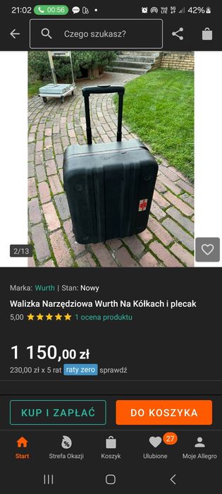 Walizka wűrth narzedziowa