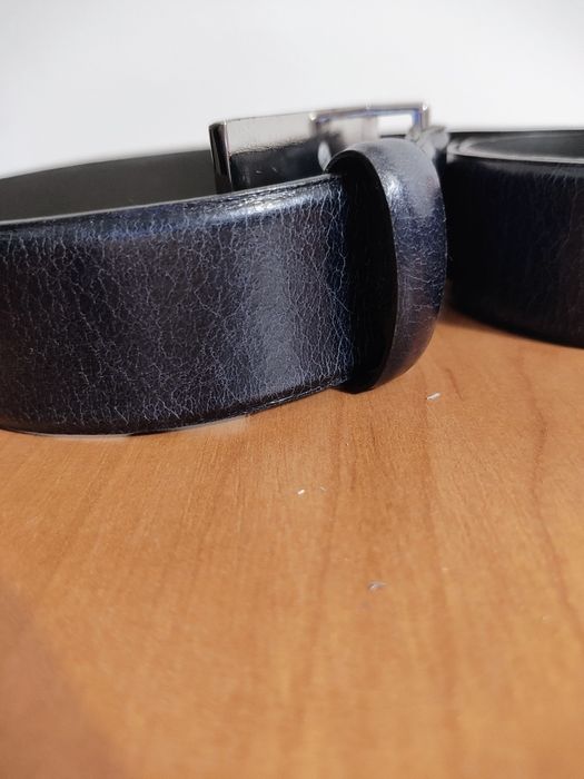 Темно синій пояс Rocco Barocco. Тёмно синий пояс Рокко Барокко