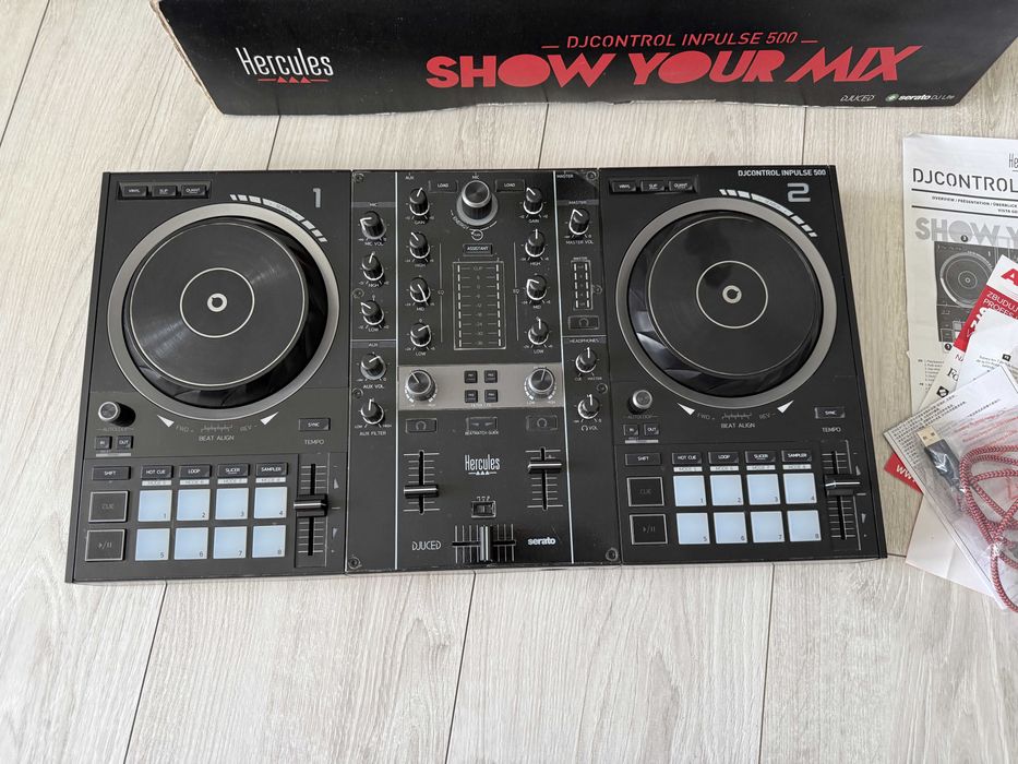 Mikser DJ Hercules DJControl Inpulse 500 2 kanałowy